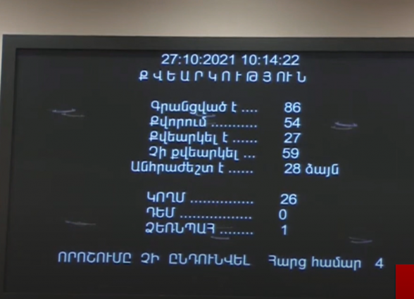 ՔՊ-ն չմասնակցեց հակաադրբեջանական հայտարարության ընդունման քվեարկությանը (տեսանյութ)
